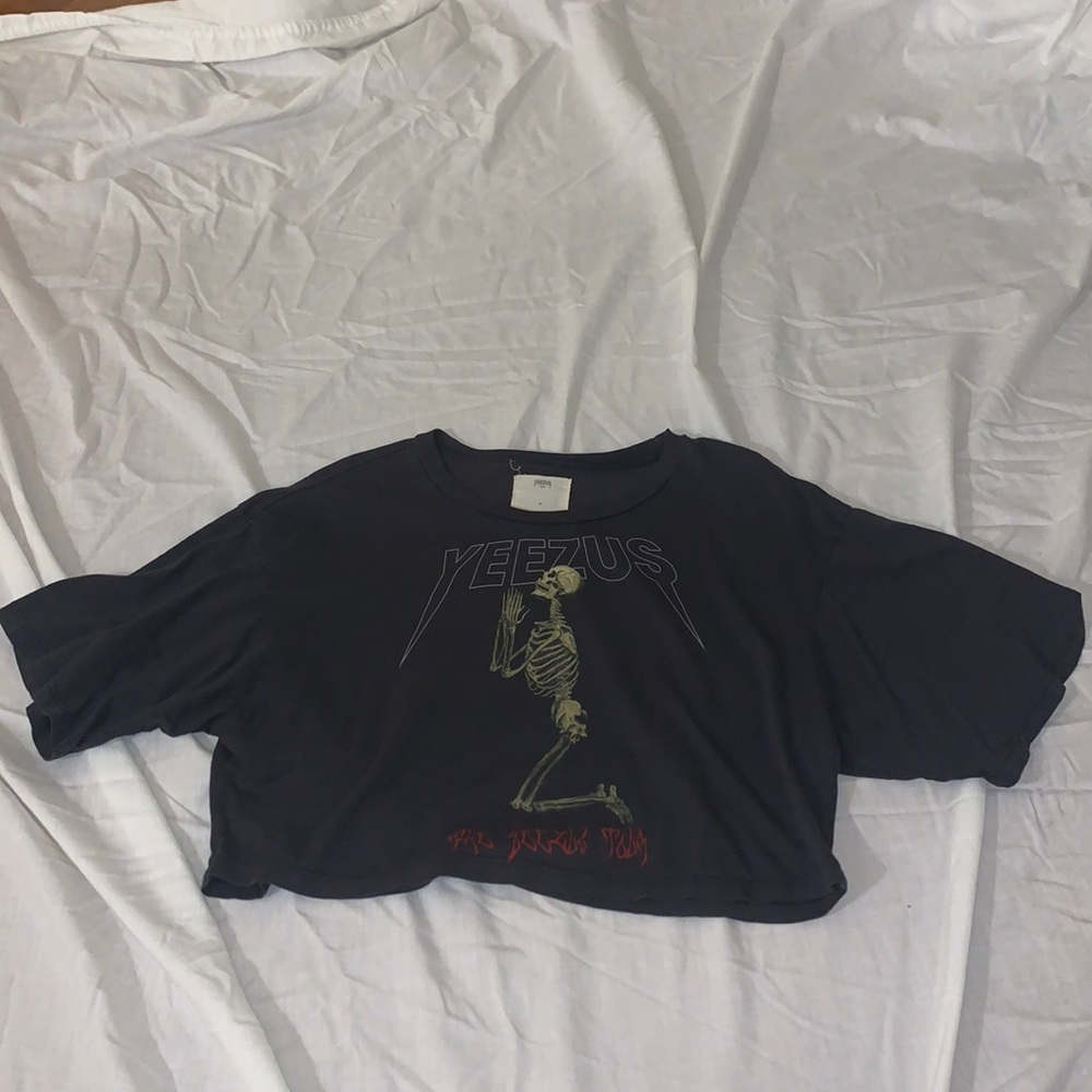 Yeezus Tour crop T-shirt
